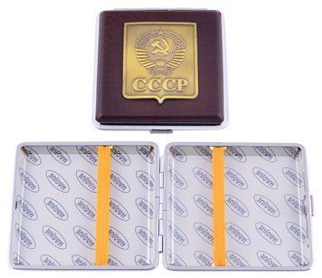Портсигар Шкіра (20 шт) YH-02(3), YH-02(3) - фото товару