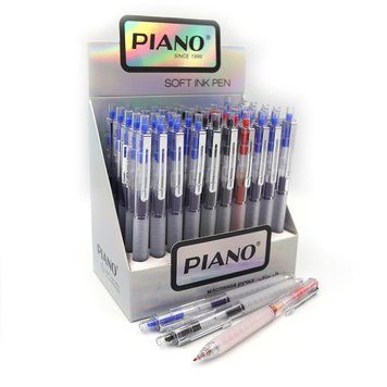 Ручка гелевая "Piano" 0,5мм, син/черная/красная. 50PC/BOX, K2756008OO023-PG - фото товара