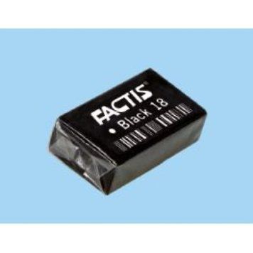 Ластик прямоугольный черн. 4,1*2,4*1,3см "TM Factis", K2749014OO18CPFBL - фото товара