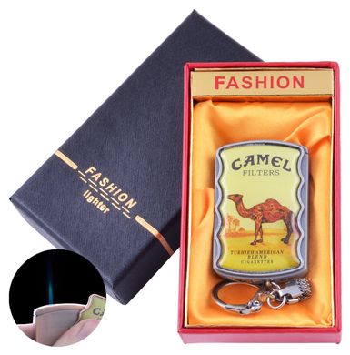Запальничка-брелок в подарунковій коробці CAMEL (Гостре полум'я) №XT-92-1, №XT-92-1 - фото товару
