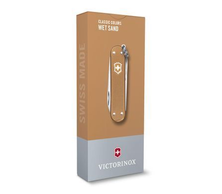 Нож &laquo;Victorinox&raquo; Classic SD Alox Colors Wet Sand 58мм/5функ/рифл.кор, 0.6221.255G - фото товара