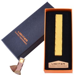 USB зажигалка в подарочной упаковке Lighter (Спираль накаливания) №HL-47 Gold, №HL-47 Gold - фото товара