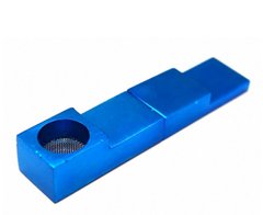 Трубка алюмінієва "Магніт" L = 7,4см. синя, G9-39 - фото товару