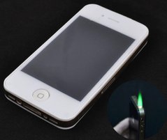 Запальничка подарункова IPhone (Турбо полум'я) №4107 White, №4107 White - фото товару