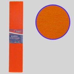 Креп-бумага 110%, оранжевый 50*200см, осн.50г/м2, общ.105г/м2, K2737370OO1108015KRH - фото товара