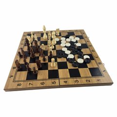 Ігровий набір нарди, шахи, шашки. (47,5х47,5х2 см), K335133 - фото товару