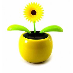 Квітка танцююча на сонячній батареї (Flip Flap) (10х11х7см), K332810 - фото товару