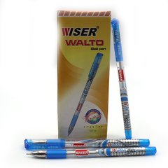 Ручка масляна Wiser "Walto" 0,7 мм з грипом сін.,, K2742341OOwalto-BL - фото товару