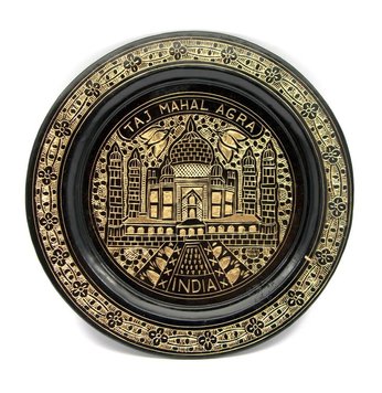 Тарілка бронзова настінна (20 см) (Wall Plate BD 8"), K324727 - фото товару