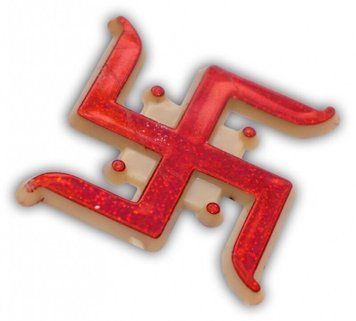 Стікер пластиковий "Червона Свастика", K89040174O362836052 - фото товару