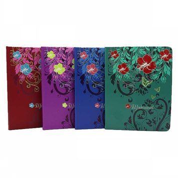 Щоденник твердий "Flowers" иск.кожа + UF лак mix 4 укр.бл, 70g/m 1шт/пов, K2744428OO2020_17D - фото товару