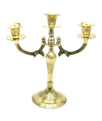Подсвечник бронзовый на 3 свечи (25х24,5х10,5 см)(Candle Stand 3C P), K327432 - фото товара