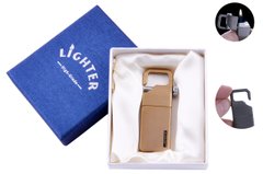 Запальничка-брелок в подарунковій коробці Lighter (Звичайне полум'я) №XT-71 Gold, №XT-71 Gold - фото товару