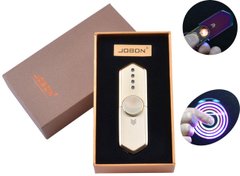 USB зажигалка-спиннер в подарочной упаковке Jobon (Спираль накаливания) №HL-10 Gold, №HL-10 Gold - фото товара