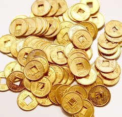 Монета d = 1,4 див. штучно золотий колір 100 МОНЕТ, K89270011O362836269 - фото товару