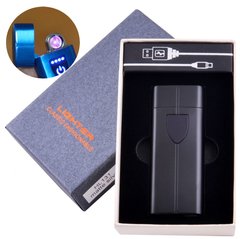 Електроімпульсна запальничка в подарунковій коробці LIGHTER (USB) №HL-131 Black, №HL-131 Black - фото товару