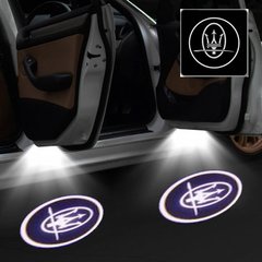 Лазерна дверна підсвітка/проєкція у двері автомобіля Maserati, 9254 - фото товару