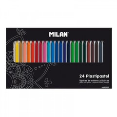 Набір олівців пластипастель ТМ "MILAN" 24цв. 8мм, K2738662OO80025K - фото товару