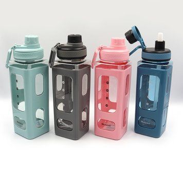 Бутылка для воды "Hi-Tech" 700ml, mix с трубкой 1шт/этик, K2752743OO22A - фото товара