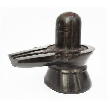 Шива - Лінгам з чорного мармуру 5 ", K89170140O1441072477 - фото товару