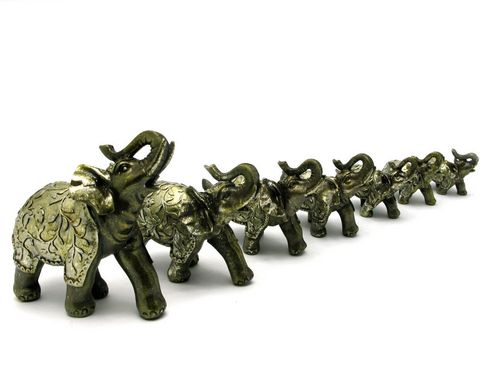 Слоны набор 7 шт (28х25х9 см)(W60130-136), K328546 - фото товара