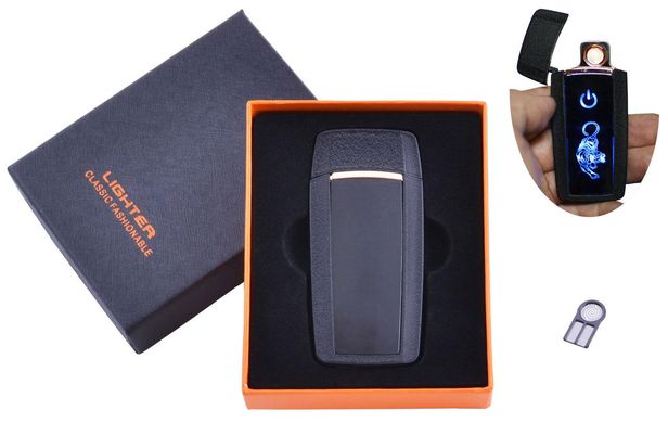 USB зажигалка в подарочной упаковке Тигр (Спираль накаливания) №HL-55 Black, №HL-55 Black - фото товара