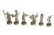 SK19BLU шахматы "Manopoulos", "Греческая мифология", латунь, в деревянном футляре, синие, фигуры золото/серебро 48х48см, 7,6 кг