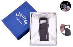 Запальничка-брелок в подарунковій коробці Lighter (Звичайне полум'я) №XT-71 Black, №XT-71 Black - фото товару