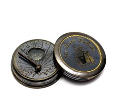 Сонячний годинник з компасом (5х5х1,5 см), K326606 - фото товару