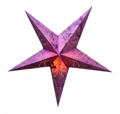 Светильник Звезда картонная 5 лучей PURPLE PAISLEY EMBD., K89050097O1137471937 - фото товара
