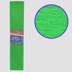 Креп-бумага 110%, светло-зеленый 50*200см, осн.50г/м2, общ.105г/м2, K2737376OO1108035KRH - фото товара
