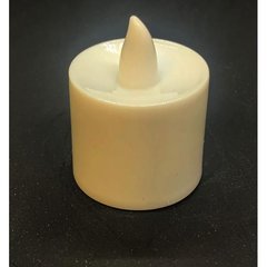 Свічка біла з Led підсвічуванням (4х3,5х3,5 см), K334732A - фото товару