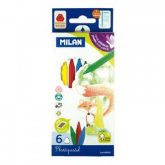 Набір олівців пластипастель ТМ "MILAN" 6кол.8мм, K2738660OO80007 - фото товару