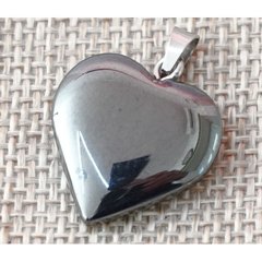 Кулон кам'яний Серце Гематит 2*0,5*2 см., K89170430O1925783716 - фото товару
