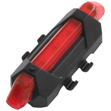 Велоліхтар STOP DC-918/093, red, Waterproof, Li-Ion акум., ЗП microUSB, 4913 - фото товару