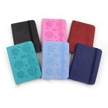 Блокнот на резинке "Цветы" линия, А7 PU, 7,5*10,5см, 80G, 80P, mix4, K2755757OO5801-3 - фото товара