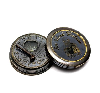 Часы солнечные с компасом (5х5х1,5 см), K326606 - фото товара