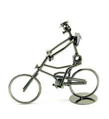 Техно-арт "Велосипедист" метал (22,5х20х7(Q002), K320171 - фото товару