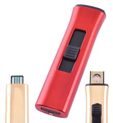 USB запальничка LIGHTER №HL-78 Red, №HL-78 Red - фото товару