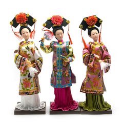 Лялька Китаянка фарфор (9")(25х8х8 см), K322854 - фото товару