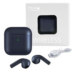 Бездротові навушники Air Pro 4 Wireless mini з кейсом, ultramarine, SL7739 - фото товару