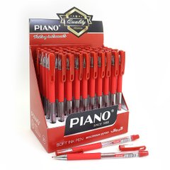 Ручка масло грип "Piano" красная, K2740137OO350PT-RD - фото товара