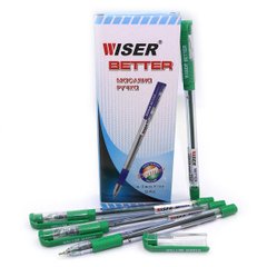 Ручка масляная Wiser "Better" 0,7мм с грипом зеленая, K2734134OObetter-gr - фото товара