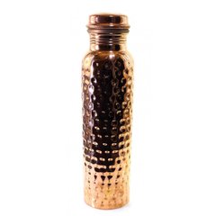 Пляшка мідна з кришкою, що закручується (27х7х7 см) (900 мл.), K333892 - фото товару