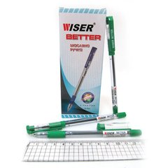 Ручка масляна Wiser "Better" 0,7 мм з грипом зелена, K2734134OObetter-gr - фото товару