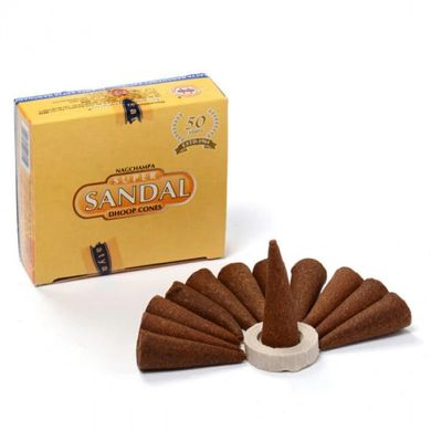 Satya Super Sandal Cone (конусы) 20 грамм 12 пачек в блоке, K89130551O1716566944 - фото товара