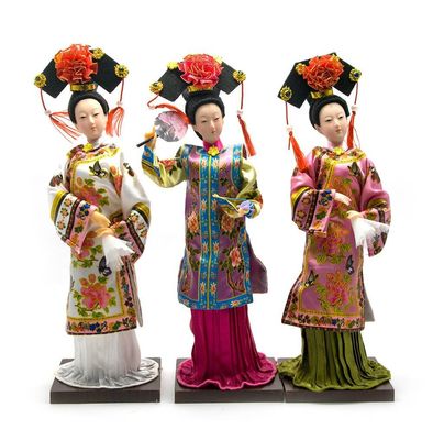 Кукла Китаянка фарфор (9")(25х8х8 см), K322854 - фото товара