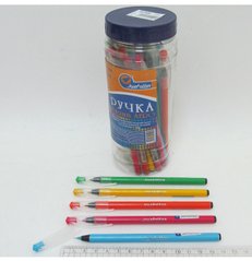 Ручка масляна JOtten "AERO" Індія 0,6мм (банку/30, mix) синя, K2730507OO1161-aero - фото товару