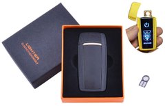 USB запальничка в подарунковій упаковці Україна (Спіраль розжарювання) №HL-56 Black, №HL-56 Black - фото товару