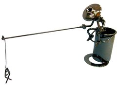 Техно-арт підставка для ручок "Рибалка" метал (20х26х8,5 см)(C-109), K320164 - фото товару